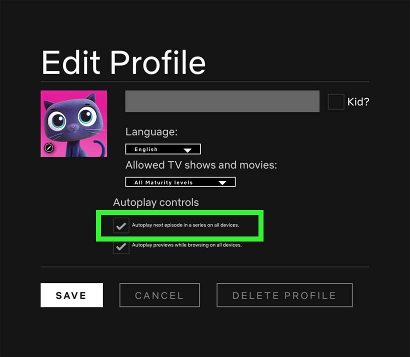 Netflix autoplay next episode
