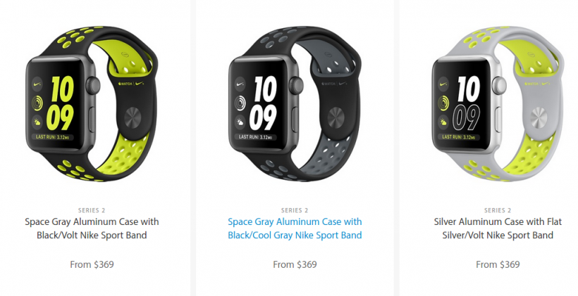 Apple Watch Nike+ Models