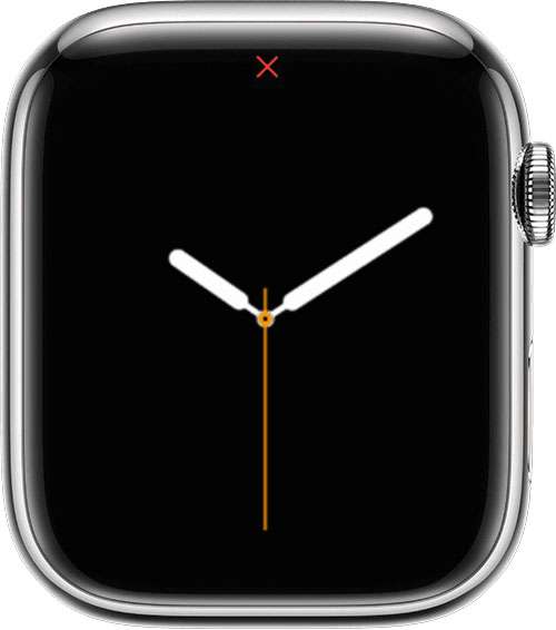 Red x top apple watch