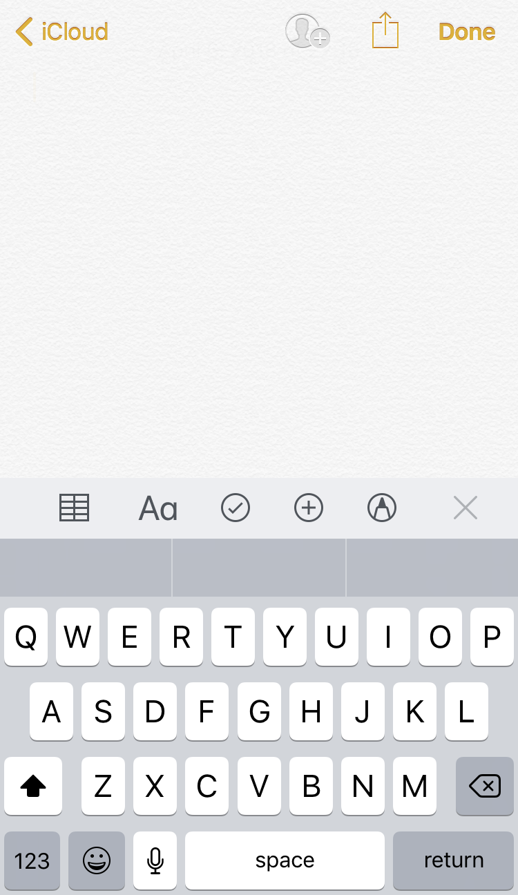 how to write notes on iphone screen