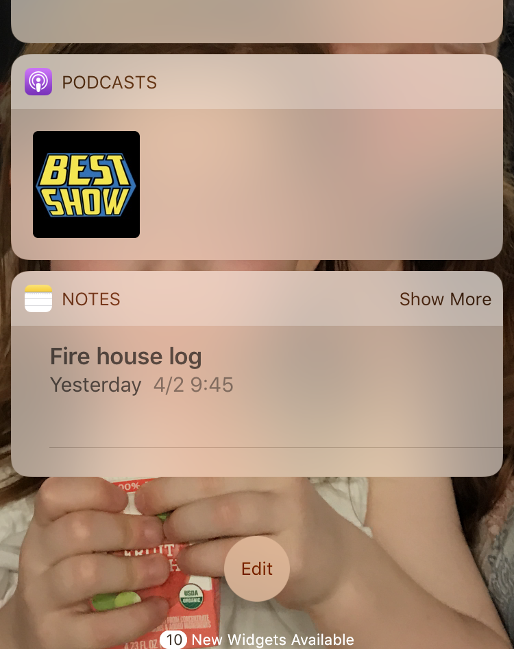 Notes widget Notes widget