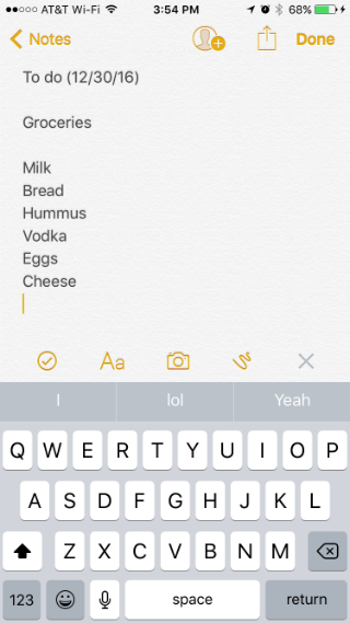 How to format Notes on your iPhone.