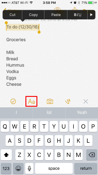 How to format Notes on your iPhone. How to format Notes on your iPhone.