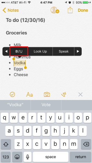 How to format Notes on your iPhone.