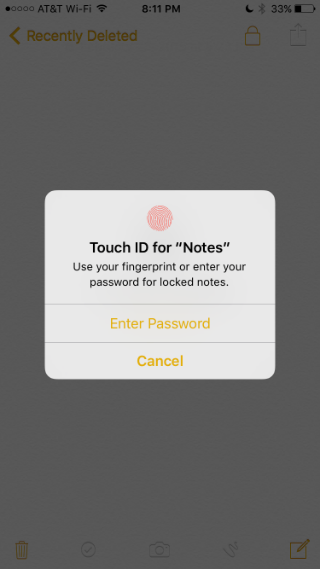 How to lock your notes in iOS 9.3.