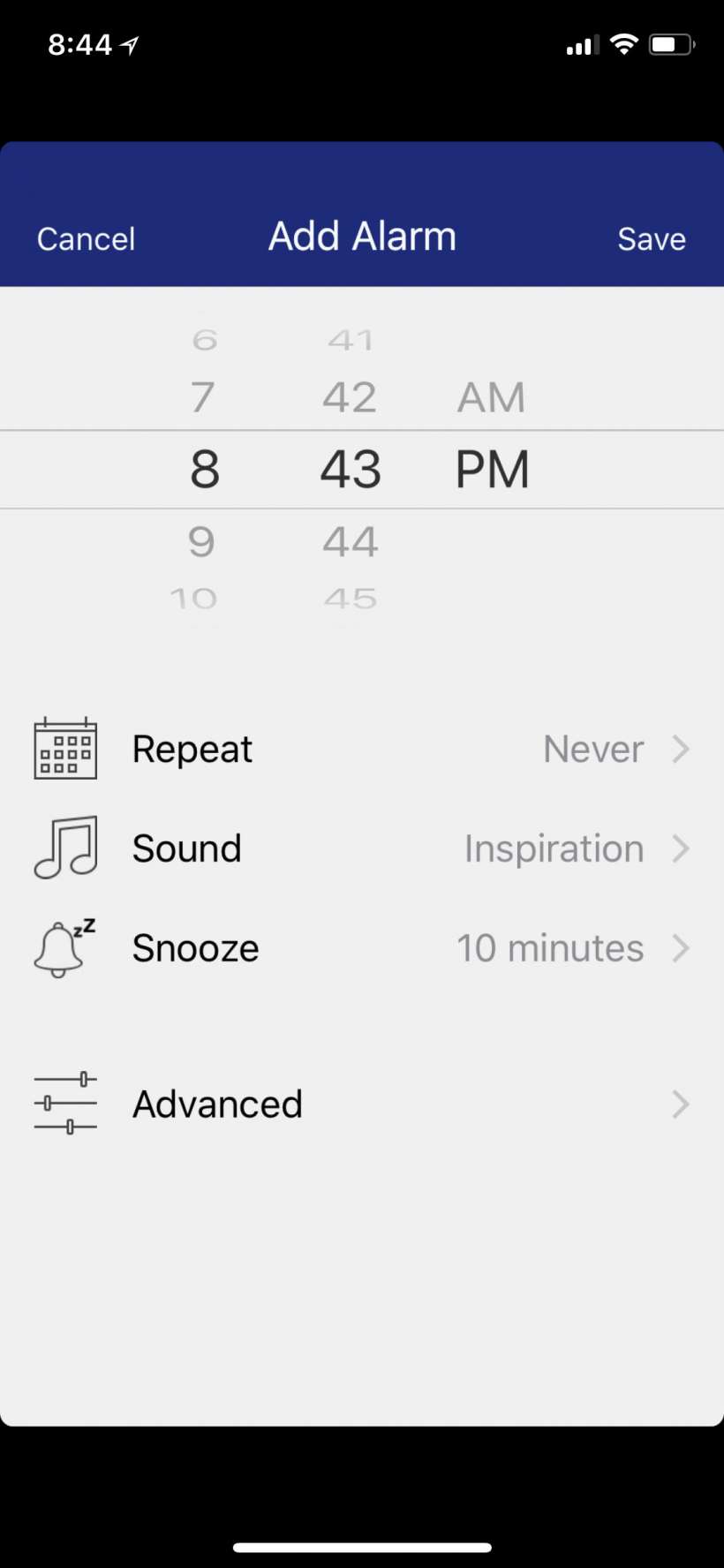How to turn your iPhone into a bedside table clock in landscape orientation with Nightstand for iOS.