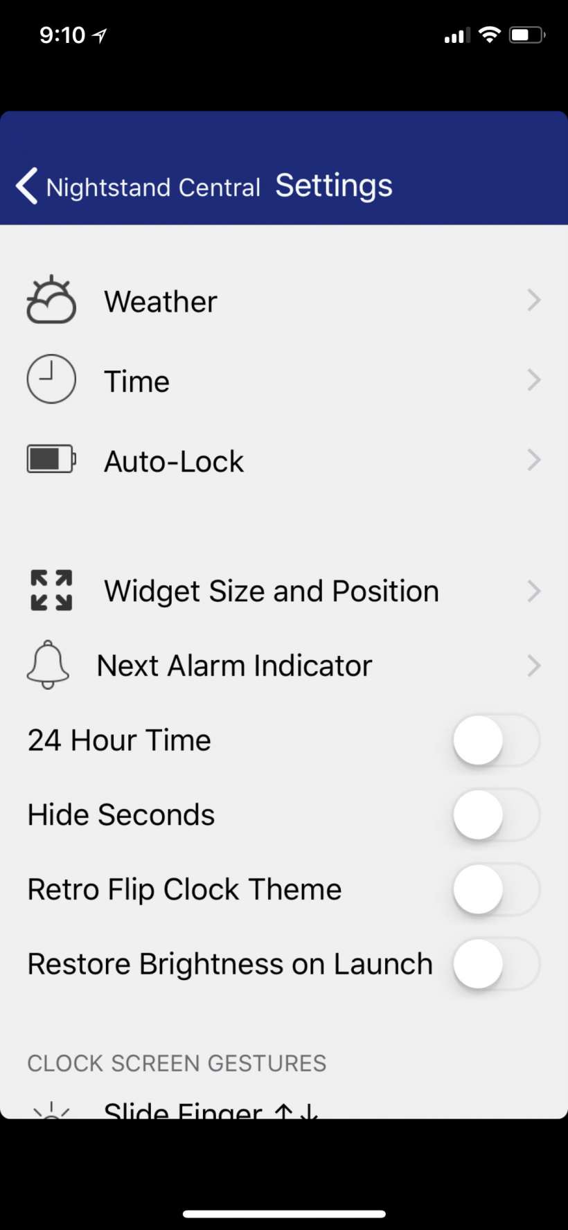 How to turn your iPhone into a bedside table clock in landscape orientation with Nightstand for iOS.