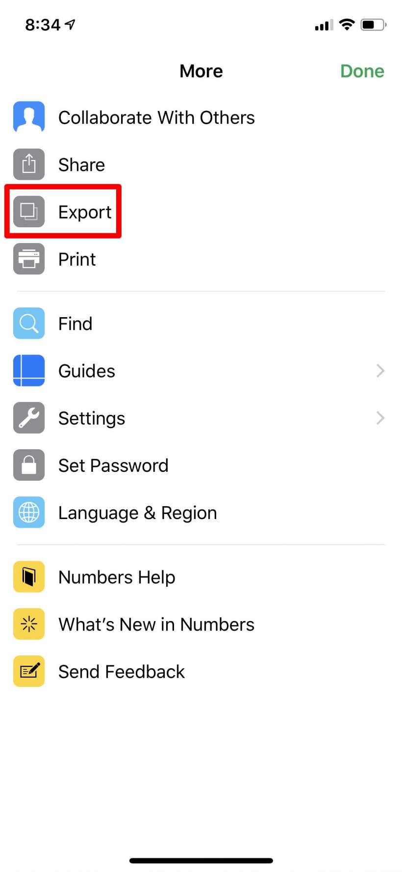 How to convert Numbers files to Excel PDF or CSV on iPhone, iPad and Mac