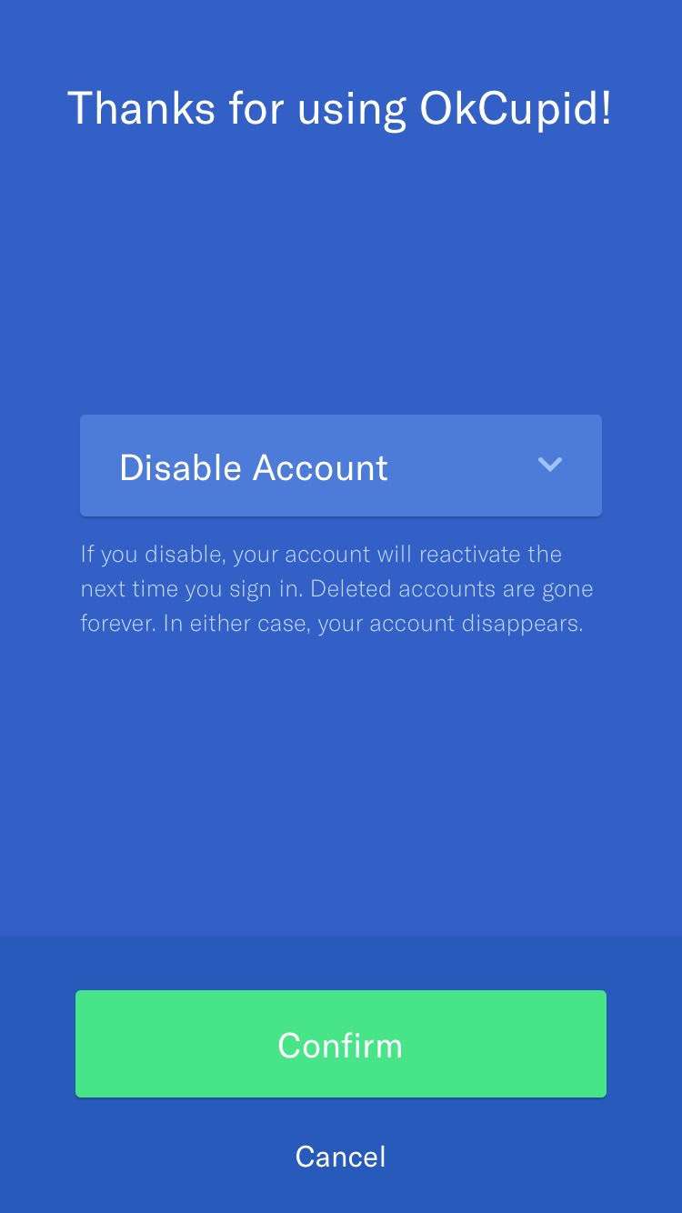 Delete OkCupid Delete OkCupid