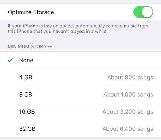 Music Storage Optimization Music Storage Optimization