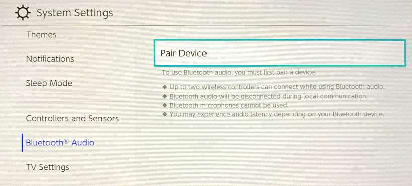 Bluetooth pairing Nintendo Switch Bluetooth pairing Nintendo Switch
