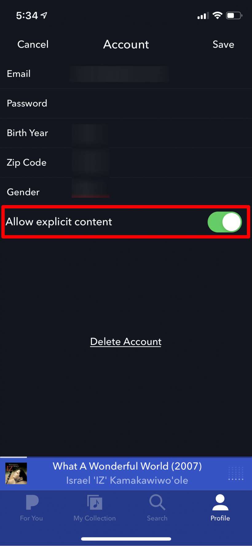 How to block explicit content and lyrics in music on Pandora on iPhone and iPad.