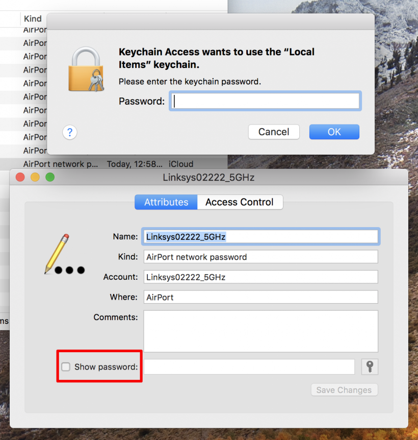 How to view your iPhone's stored Wi-Fi passwords on your Mac with Keychain Access. How to view your iPhone's stored Wi-Fi passwords on your Mac with Keychain Access.