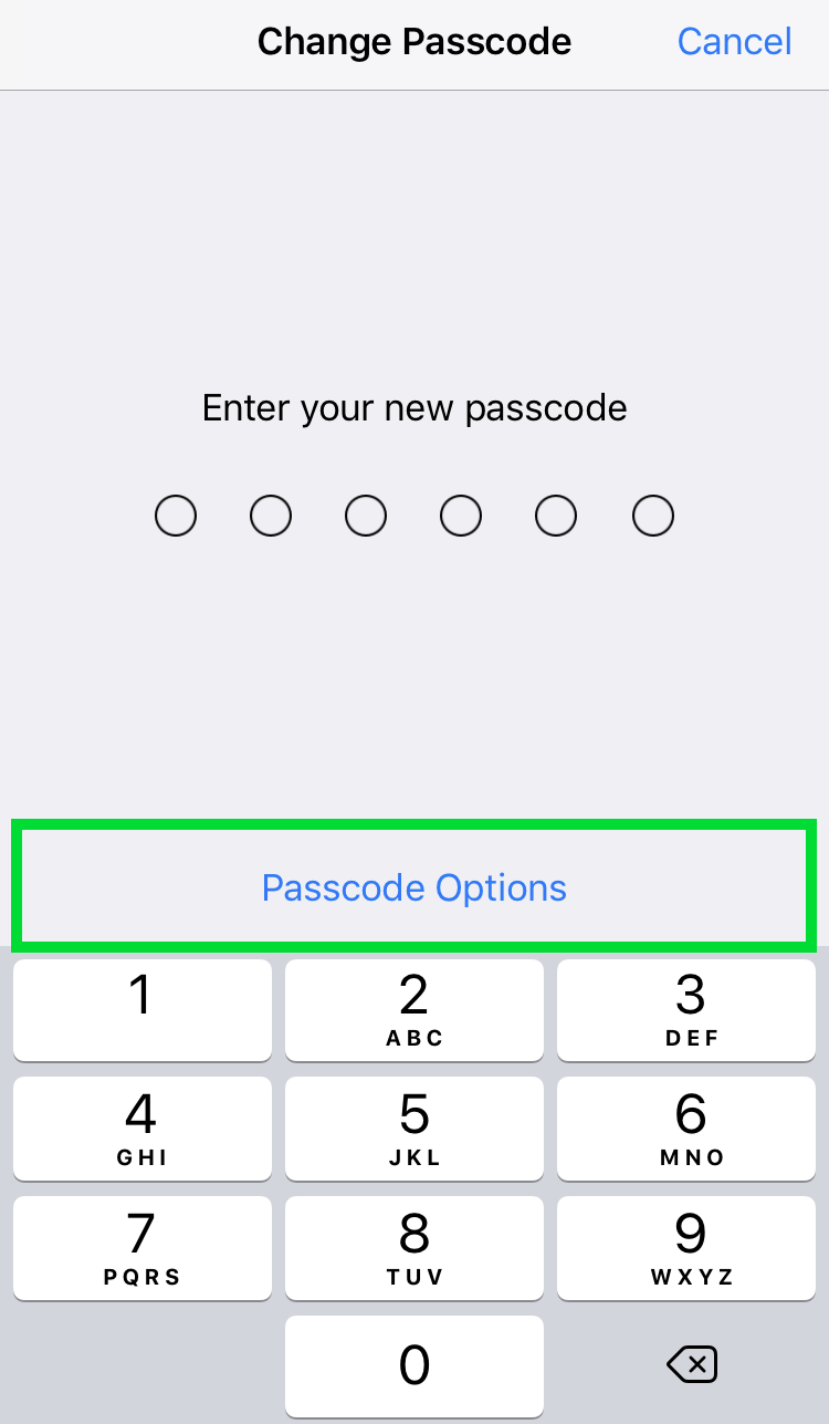 iOS Passcode 3 iOS Passcode 3