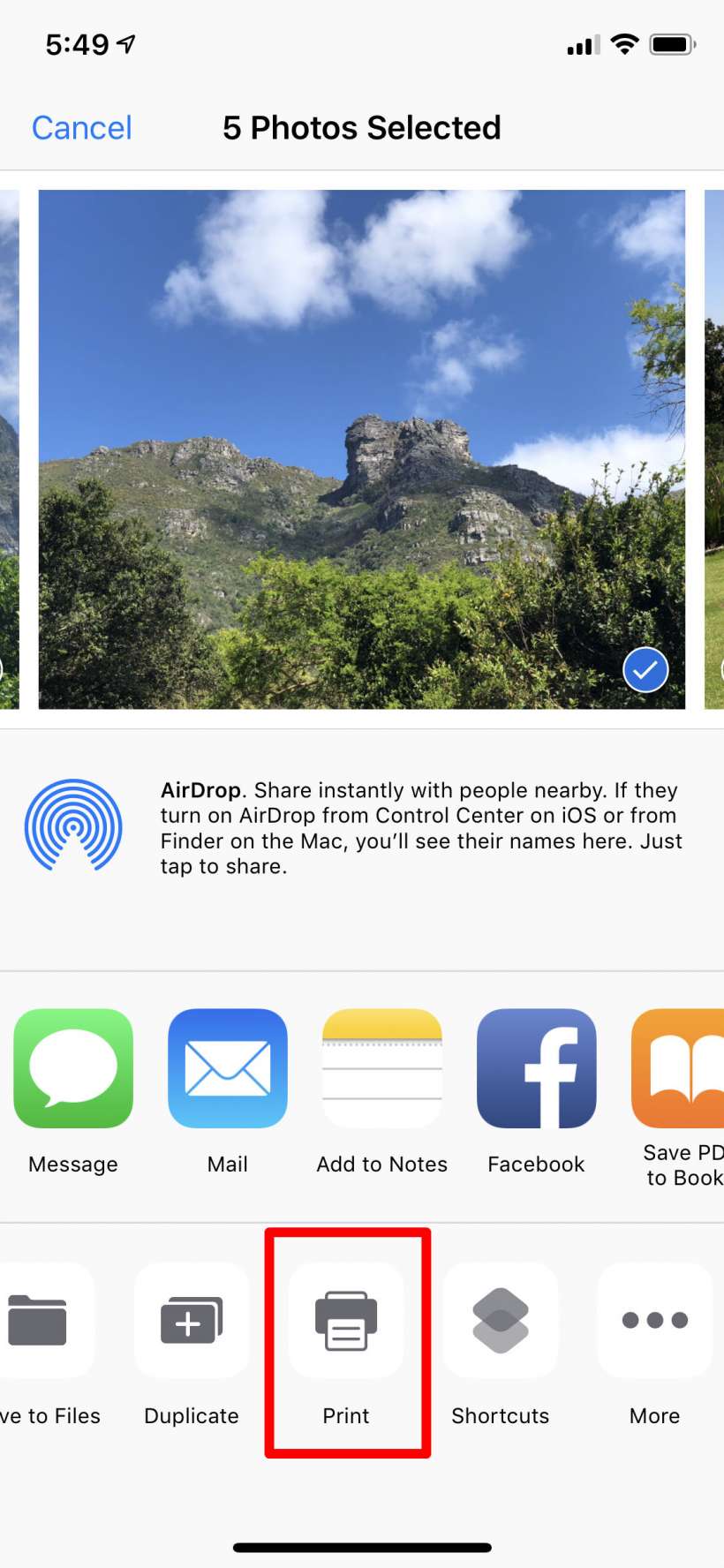 How to put photos into a PDF on iPhone and iPad.