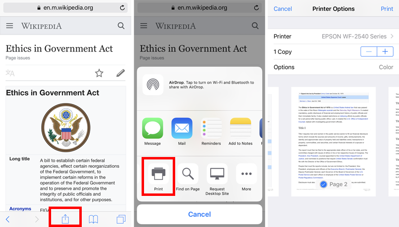 how to convert pages to pdf on iphone