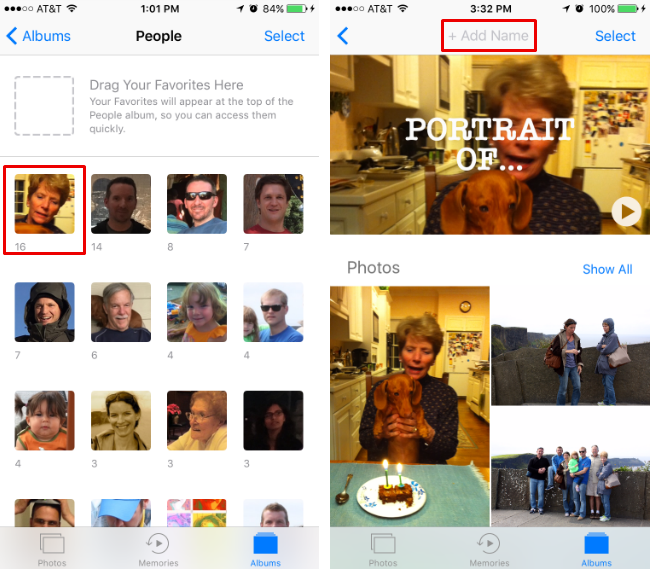 How to use Photos' People album in iOS 10.