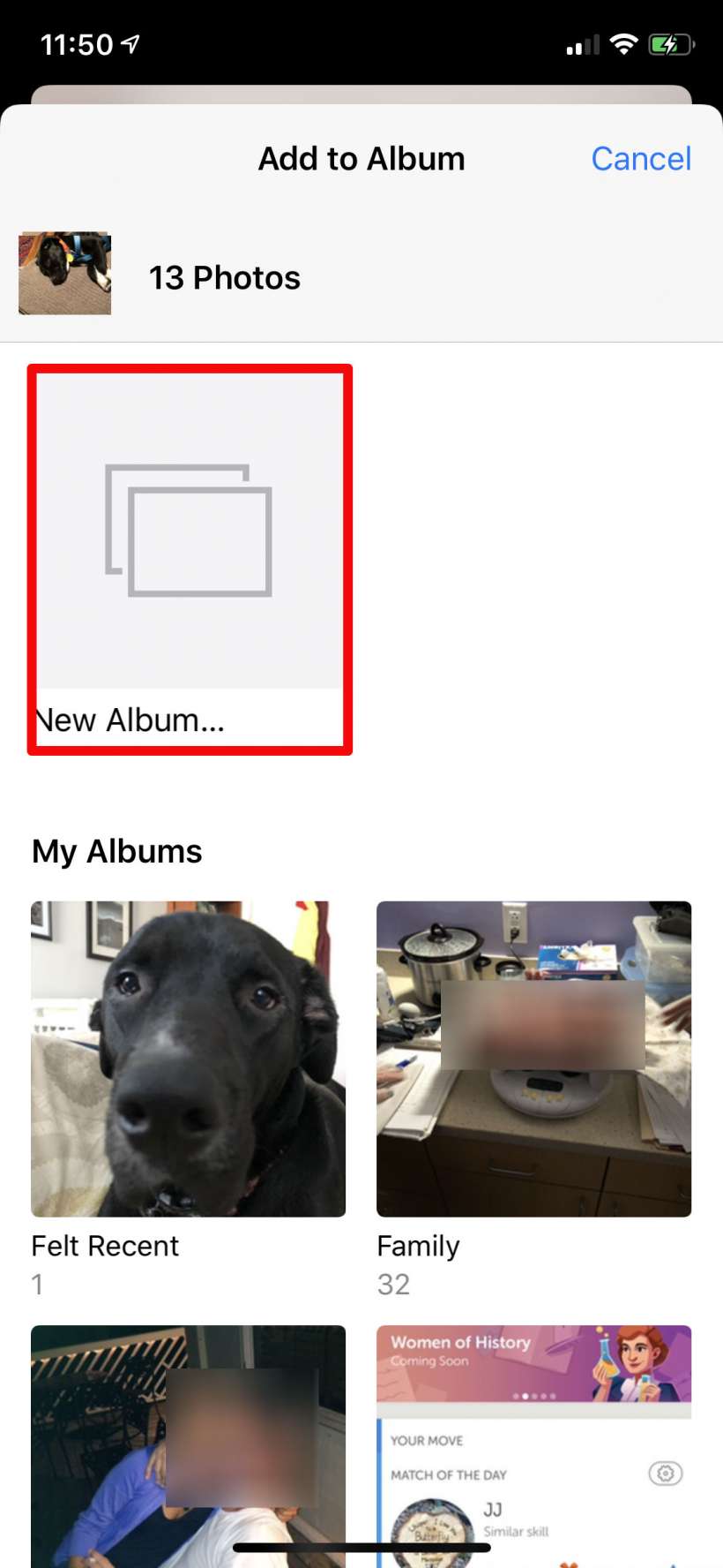 How to move photos of the same thing into an album on iPhone and iPad.