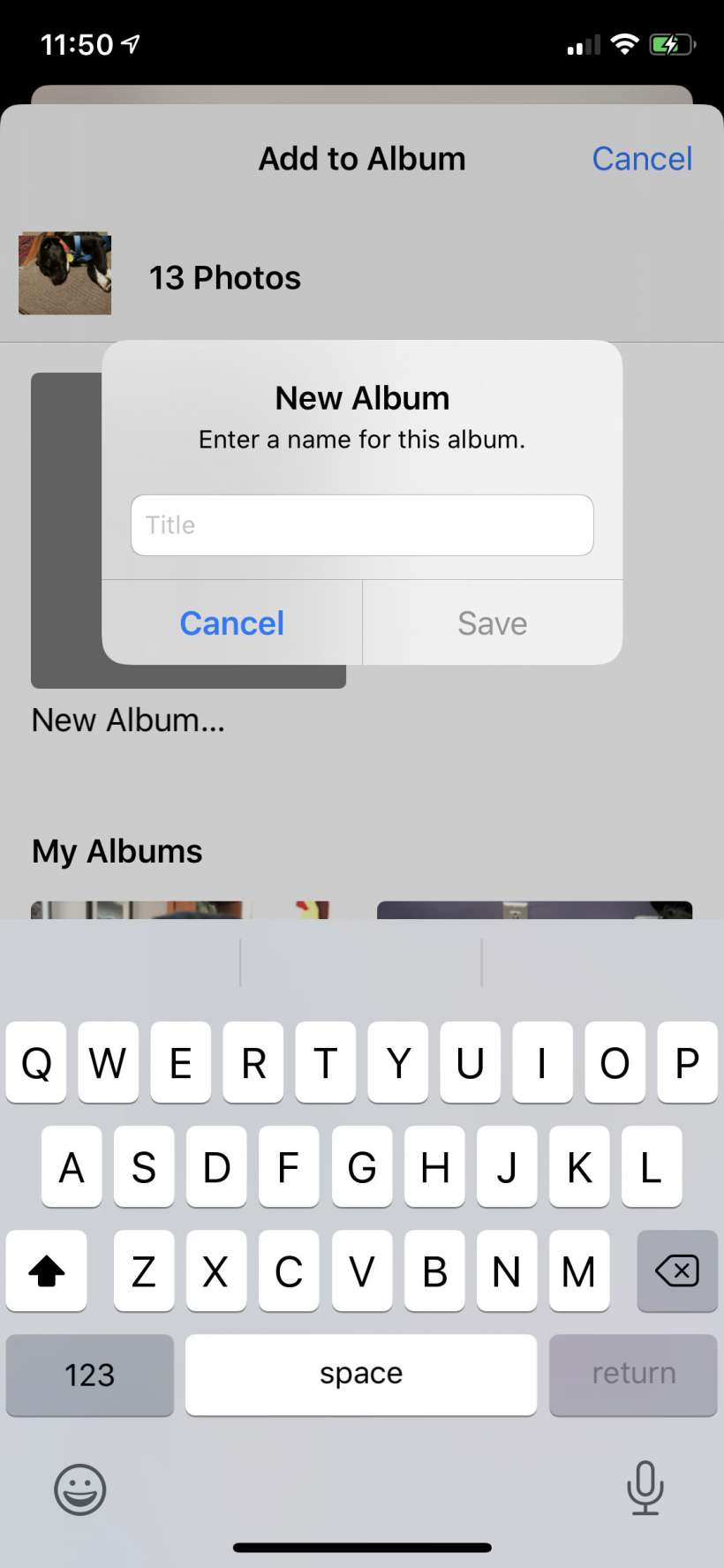 How to move photos of the same thing into an album on iPhone and iPad.