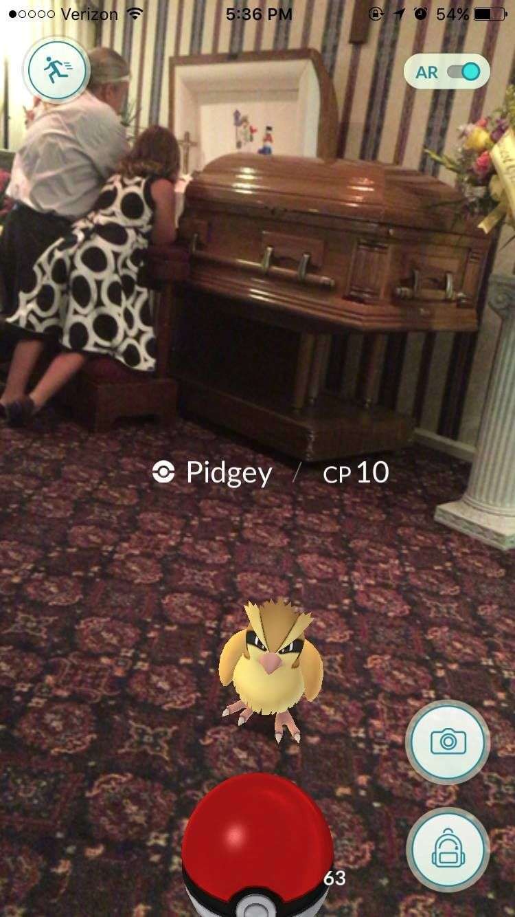 Pokémon GO Funeral Pokémon GO Funeral