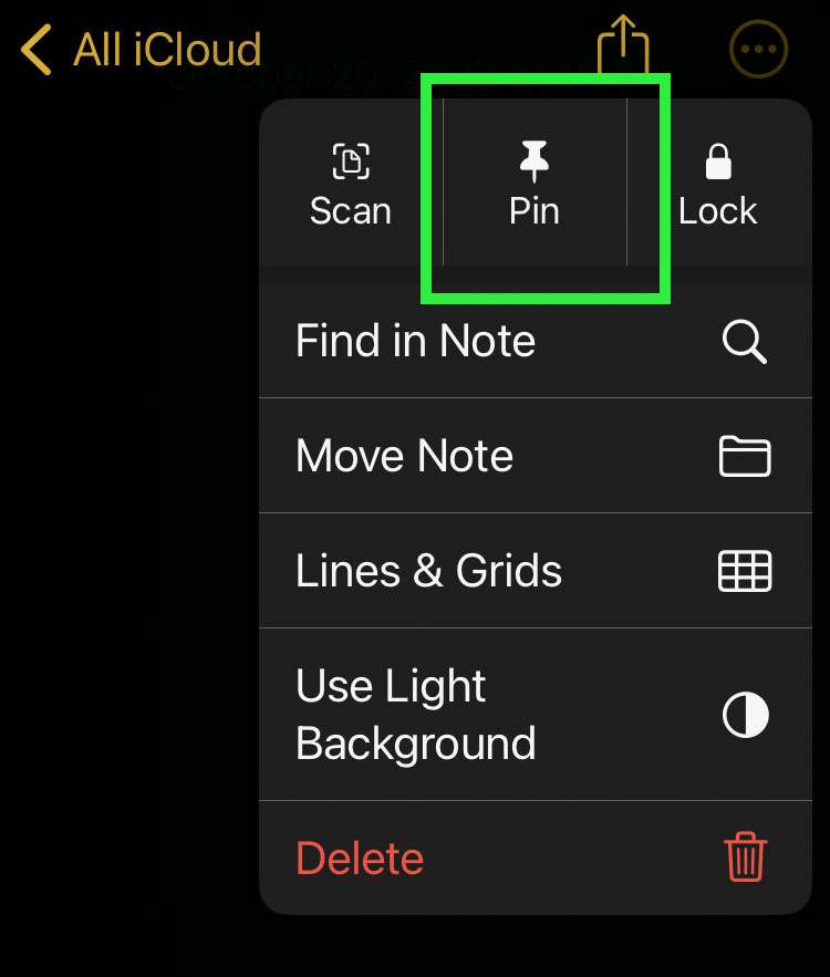 Pin Notes iPhone Pin Notes iPhone