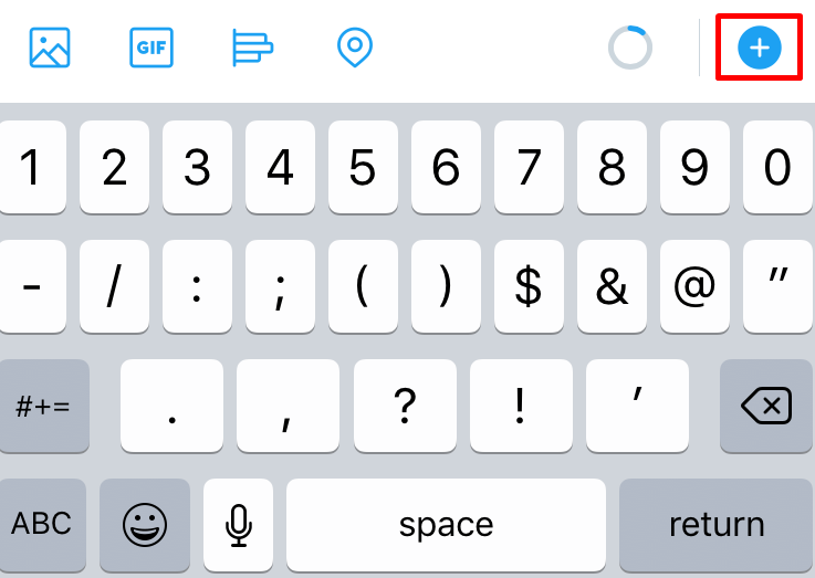 + Button Twitter Plus Button