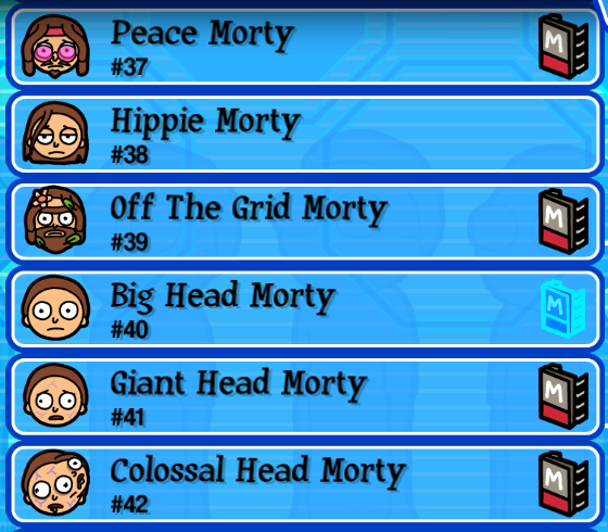 Peace Morty to Colossal Head Morty Morty Guide 7
