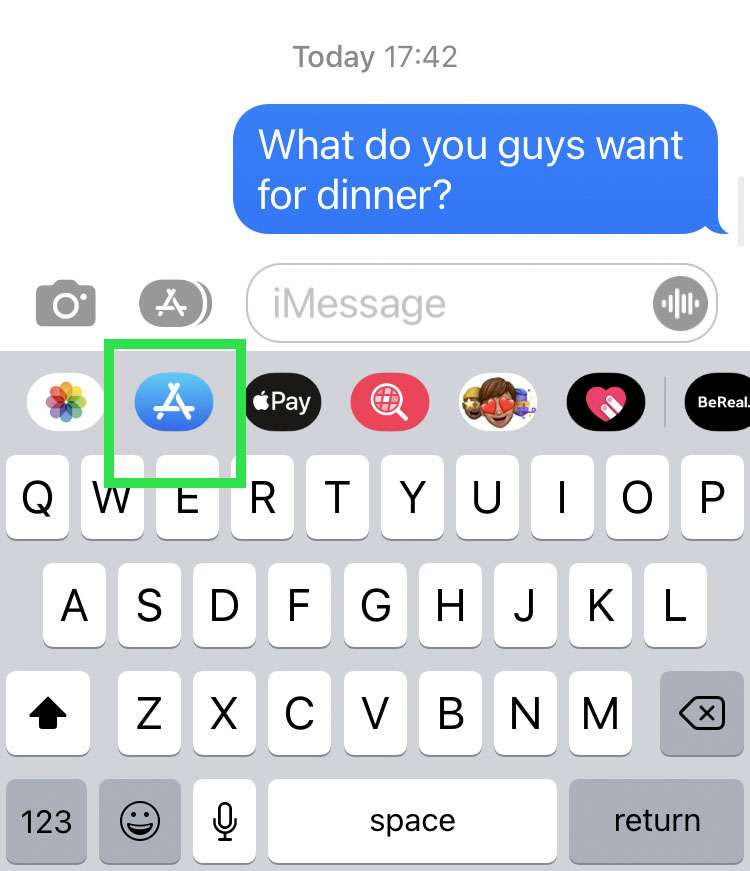 Create an iMessage poll 1 Create an iMessage poll 1