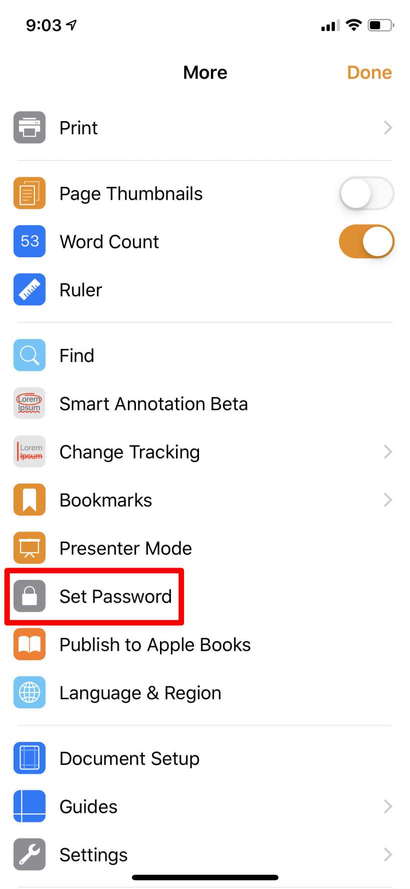 How to password protect Pages, Numbers and Keynote documents on iPhone and iPad.