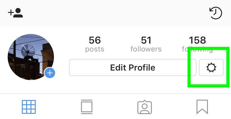 Instagram settings Instagram settings