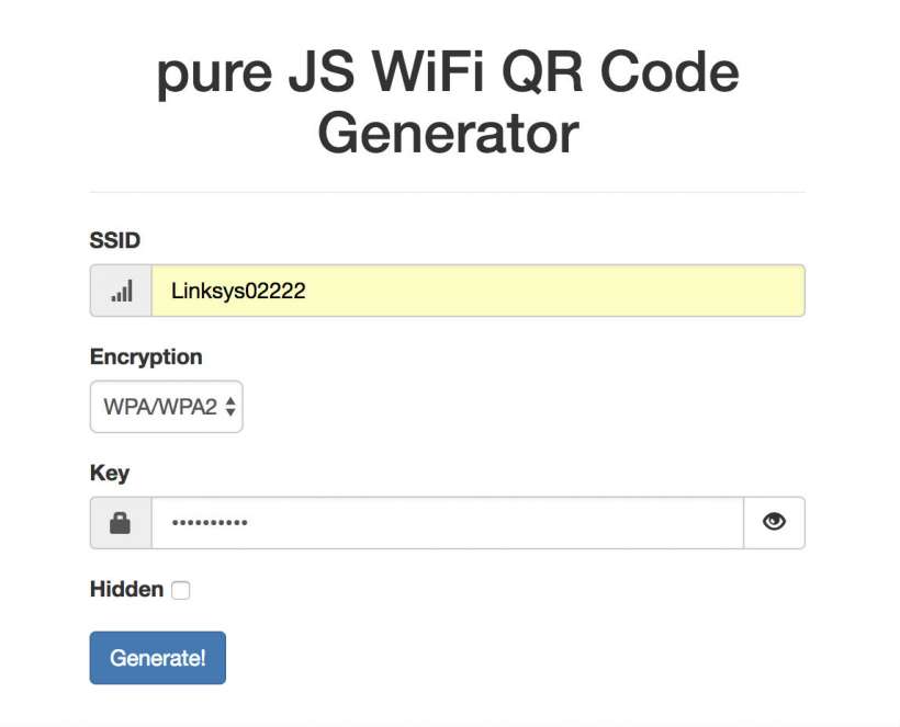How to generate a QR code for your guests to join your WiFi network. How to generate a QR code for your guests to join your WiFi network.