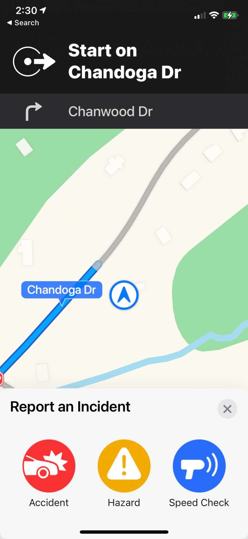 How to report accidents, speed traps and other hazards in Maps for iPhone.