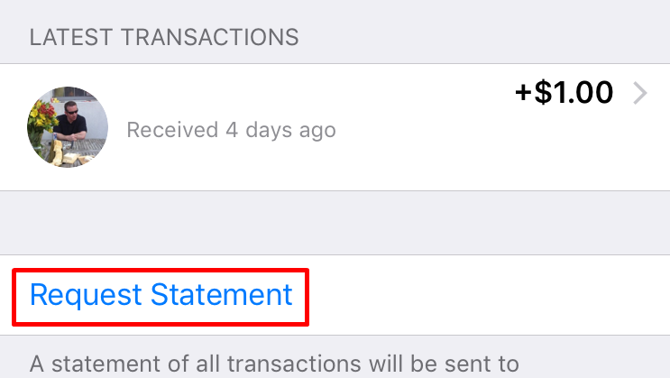 Request Apple Pay Statement