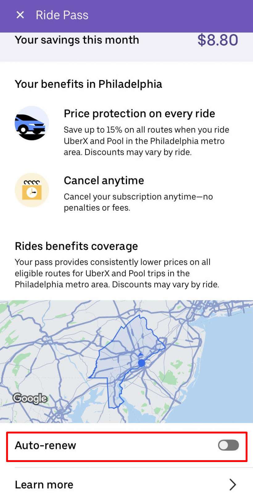 Uber Ride Pass