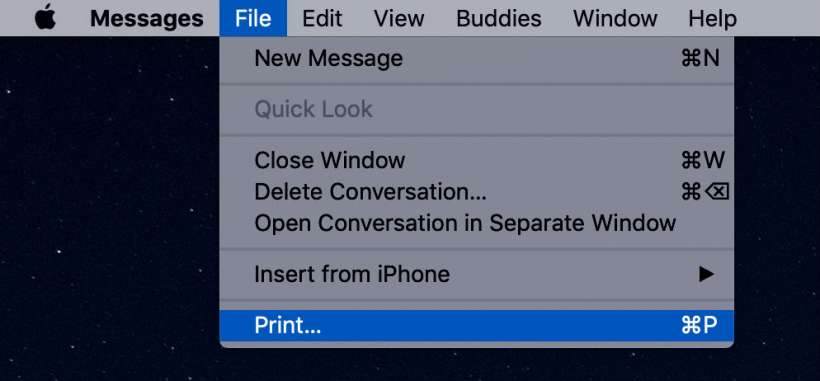 How to save an entire message thread on iPhone and iPad.