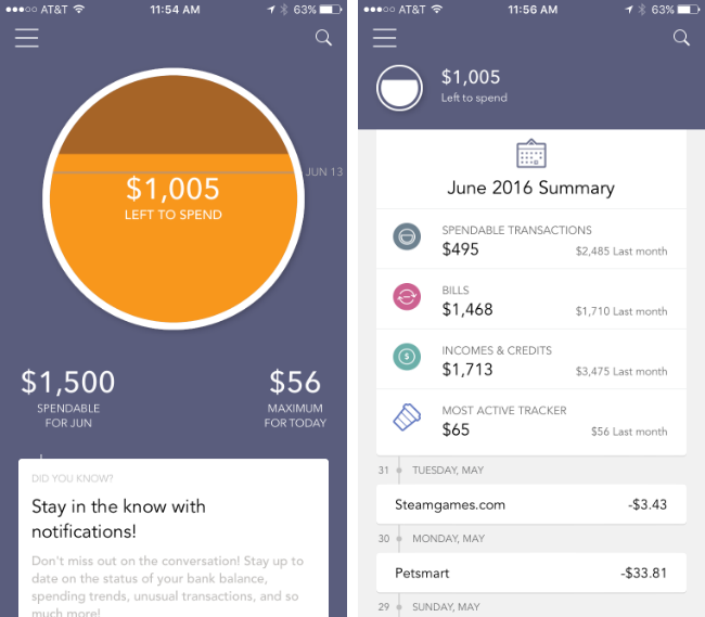 Level helps you save by giving you an overview of your spending habits. Level helps you save by giving you an overview of your spending habits.