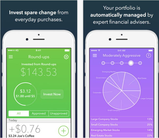 Acorns helps you save by investing your spare change. Acorns helps you save by investing your spare change.