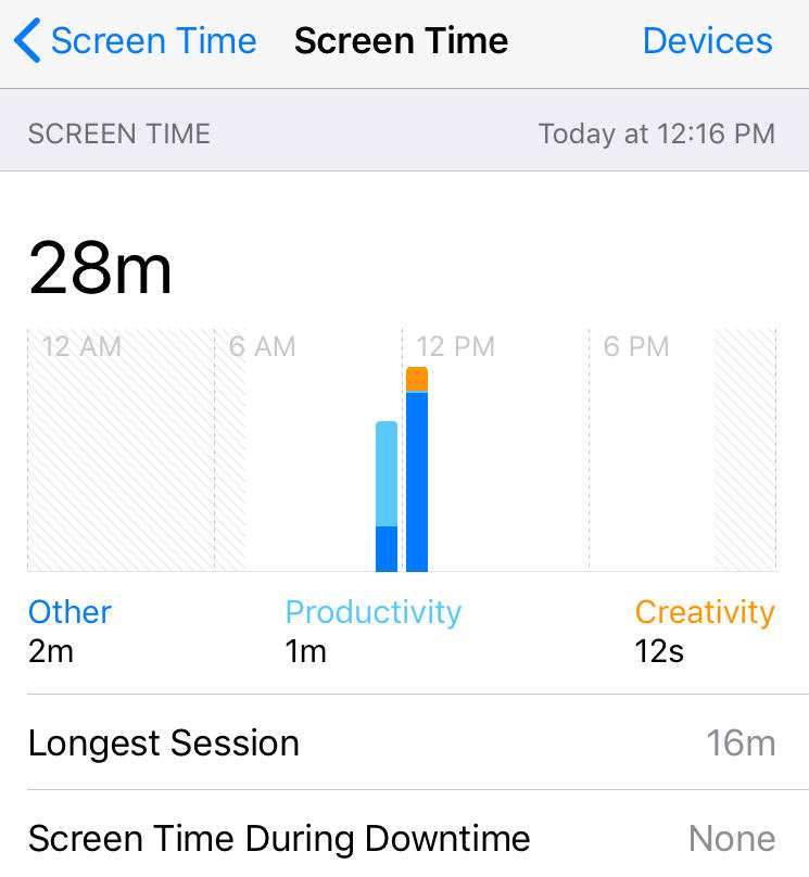 iOS Screen Time