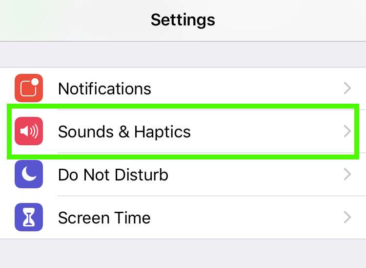 iOS Settings