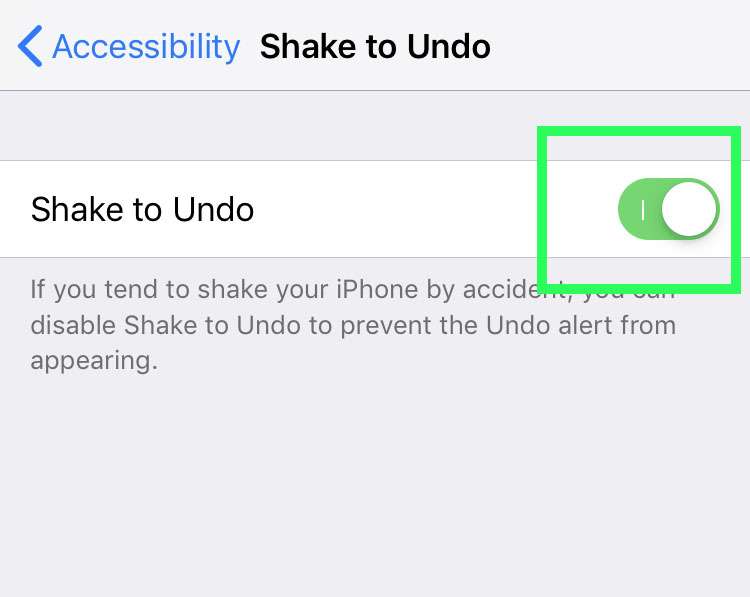 iOS shake to undo 4