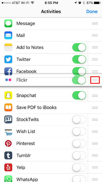 How to add Instagram to your iPhone / Ipad's share menu options.