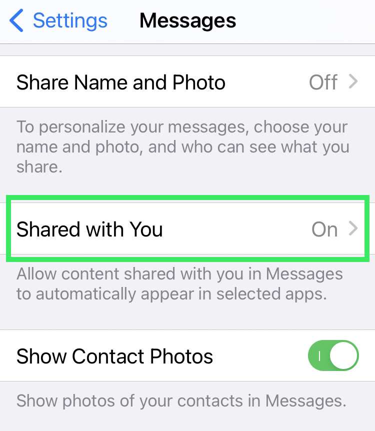 Shared with You Shared with You