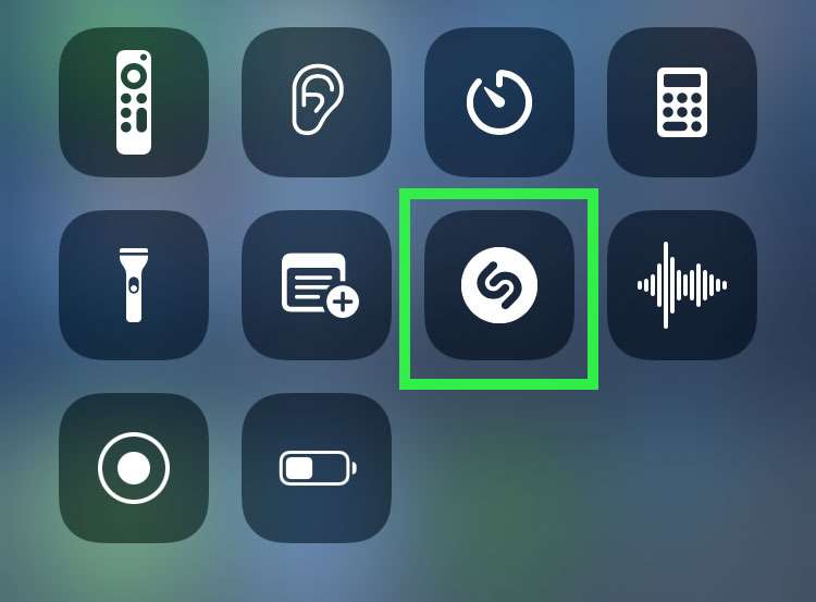 See all Shazam song list history iPhone Control Center 1 See all Shazam song list history iPhone Control Center 1