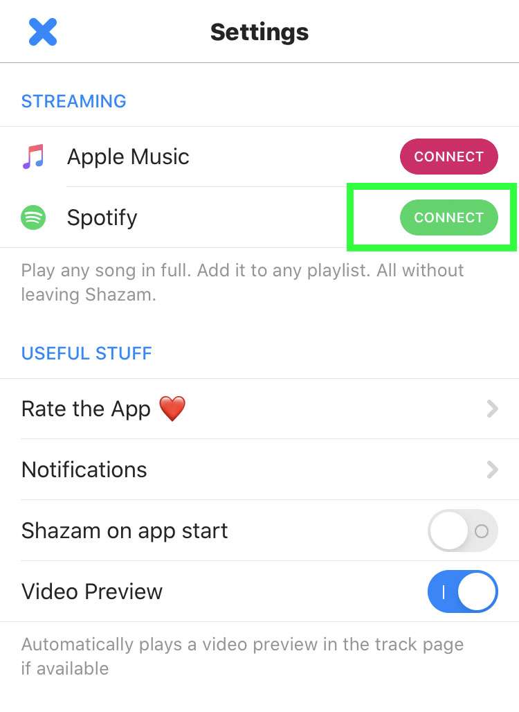 Link Shazam to Spotify 6