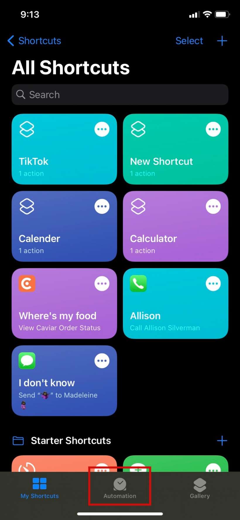 Automation Shortcuts Automation