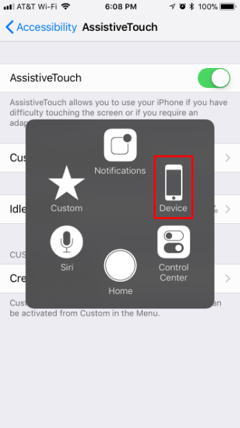 How to restart your iPhone or iPad without Home and Sleep/Wake buttons.