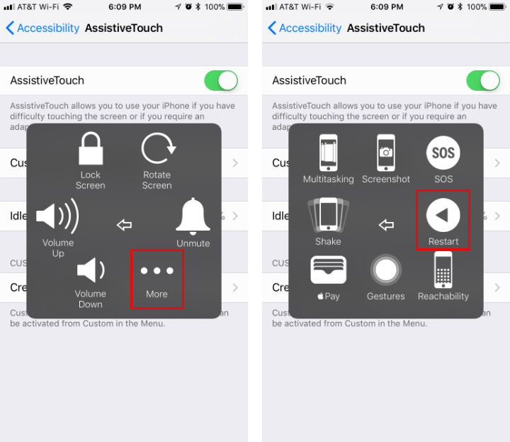 How to shut down your iPhone or iPad without Home and Sleep/Wake buttons.