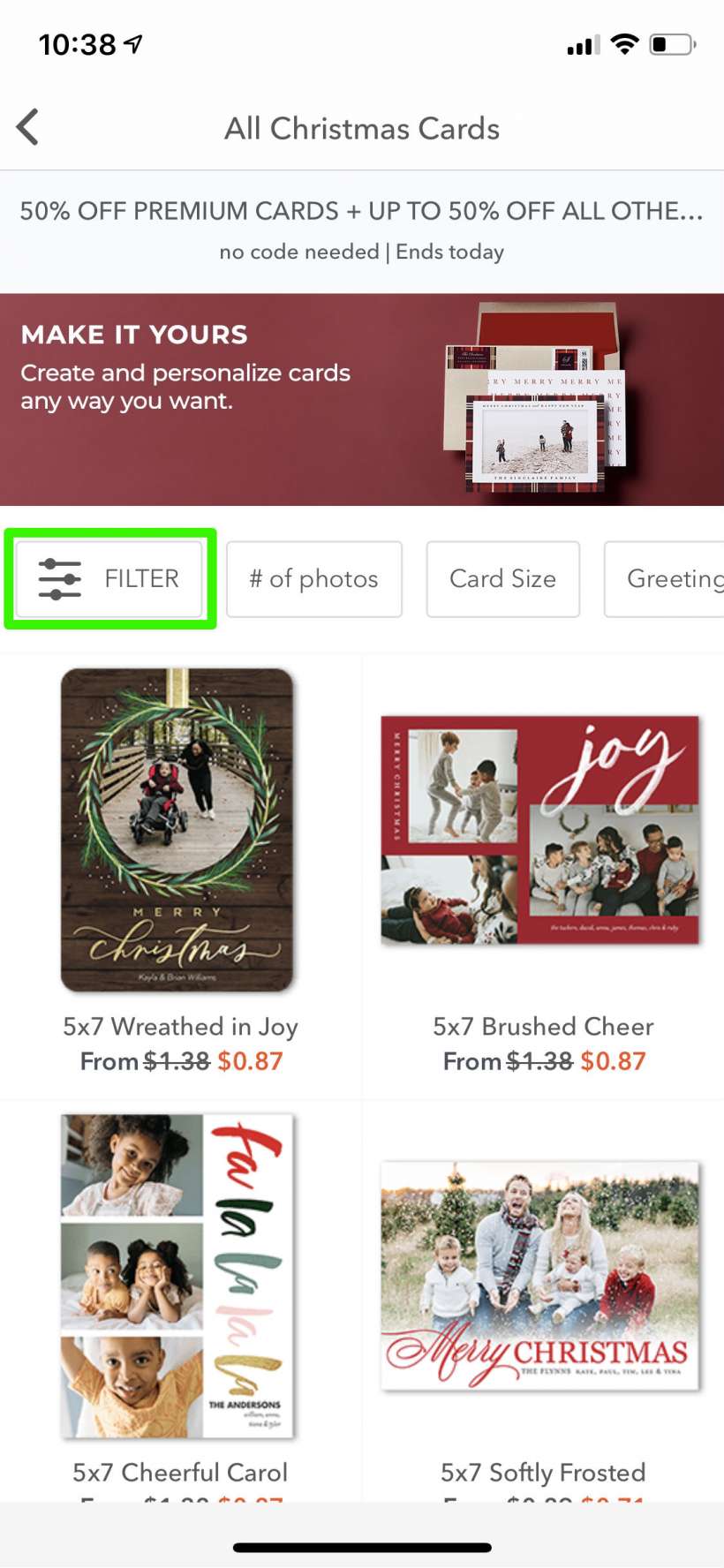 How to make Christmas and holiday cards on your iPhone and iPad with Shutterfly.