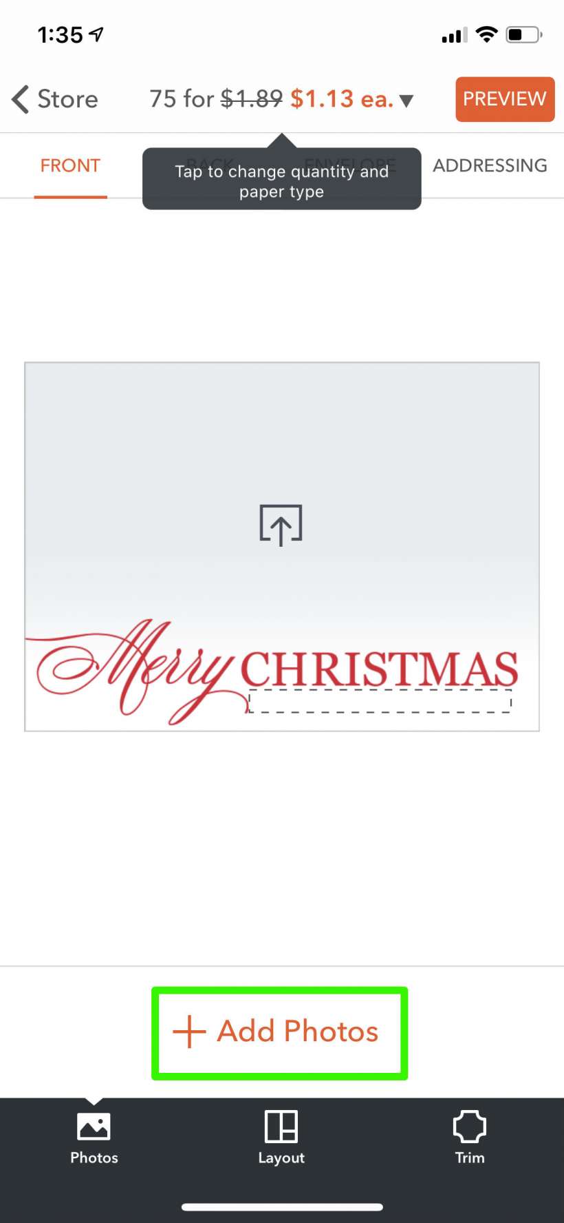 How to make Christmas and holiday cards on your iPhone and iPad with Shutterfly.