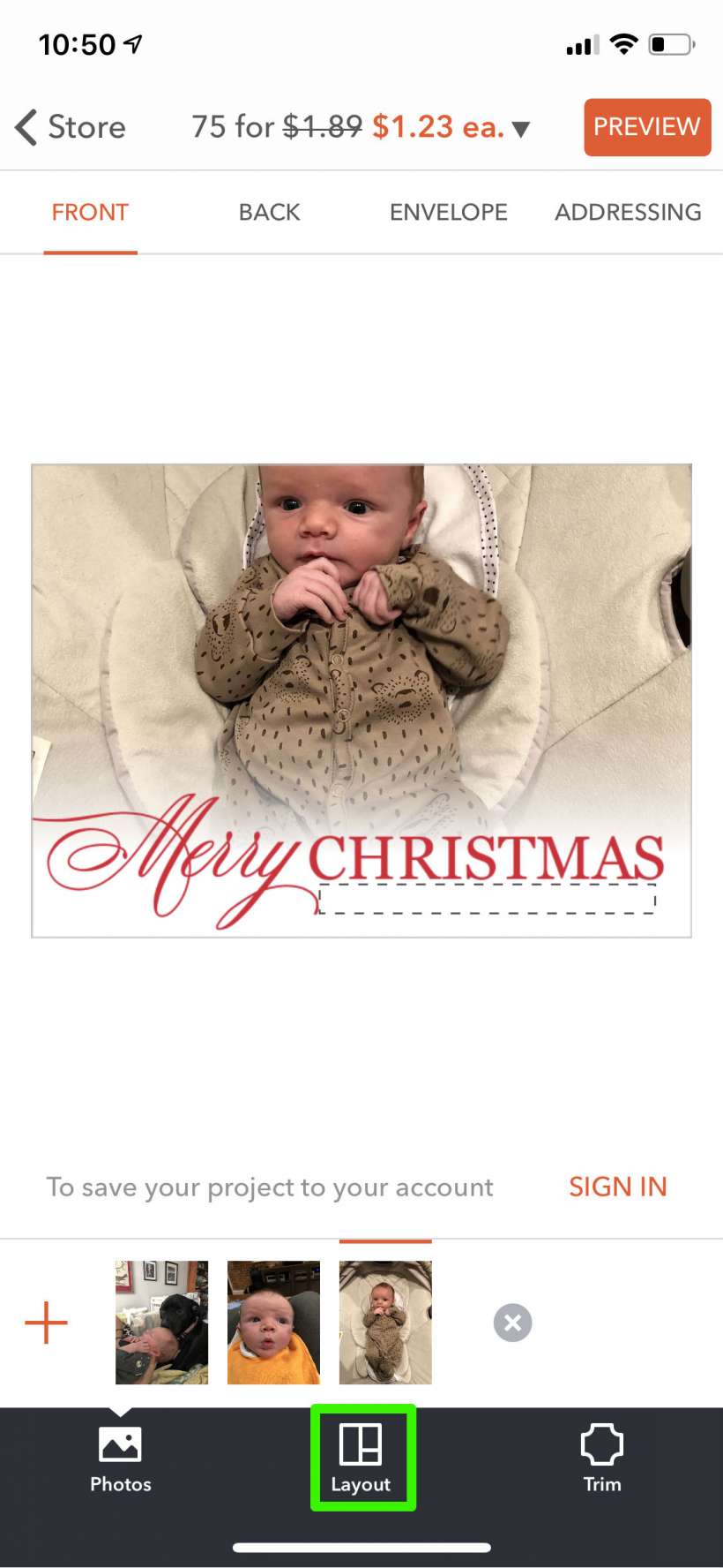 How to make Christmas and holiday cards on your iPhone and iPad with Shutterfly.